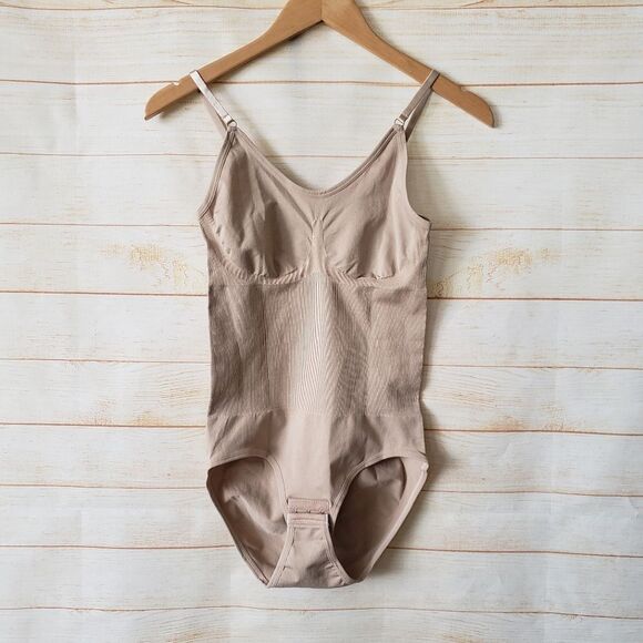 HeyShape Snatched Shapewear Slimming Bodysuit Nude Neutral Women's Size Large - Picture 1 of 11